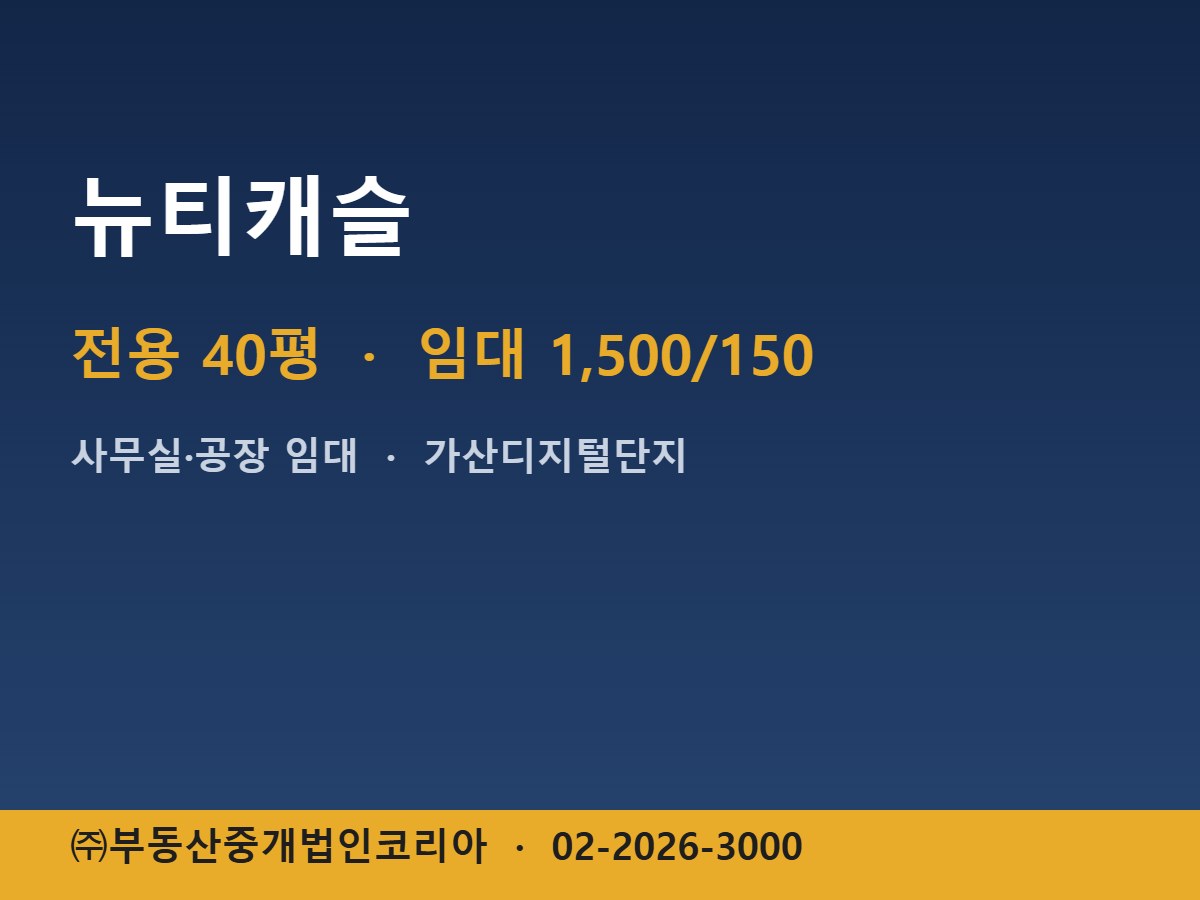 뉴티캐슬 임대
